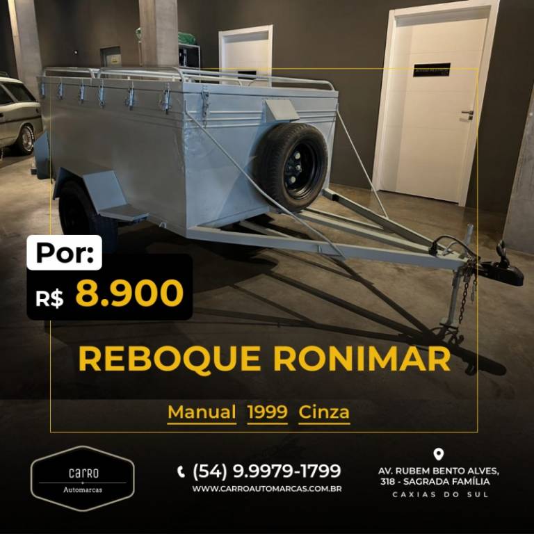 RONIMAR - CTR1 - 1999/1999 - Cinza - R$ 7.900,00