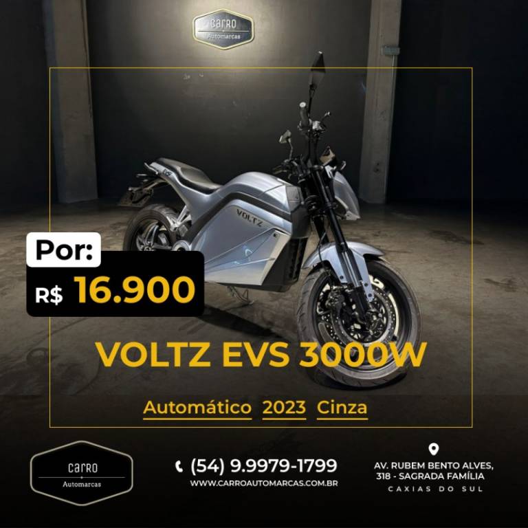 VOLTZ - EVS - 2022/2023 - Cinza - R$ 16.900,00