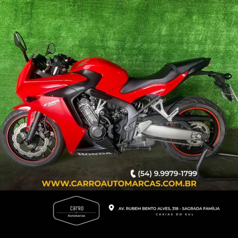 HONDA - CBR 650F - 2015/2015 - Vermelha - R$ 42.900,00